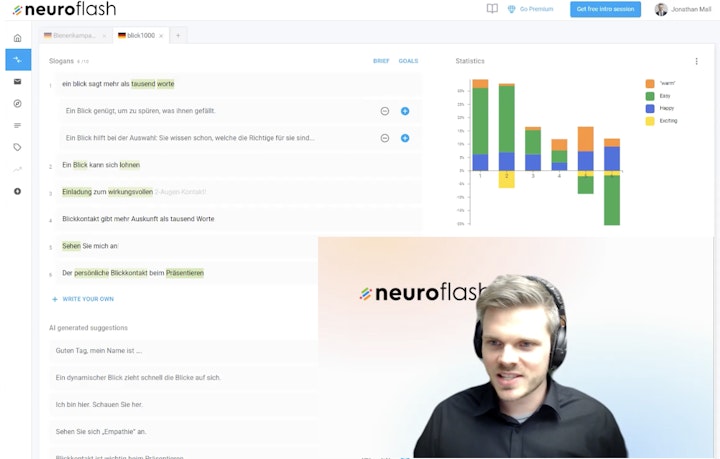 Vortrag: Neuroflash - Neuromarketing mit Kuenstlicher Intelligenz